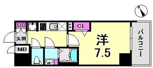 プレサンスTHE神戸の物件間取画像